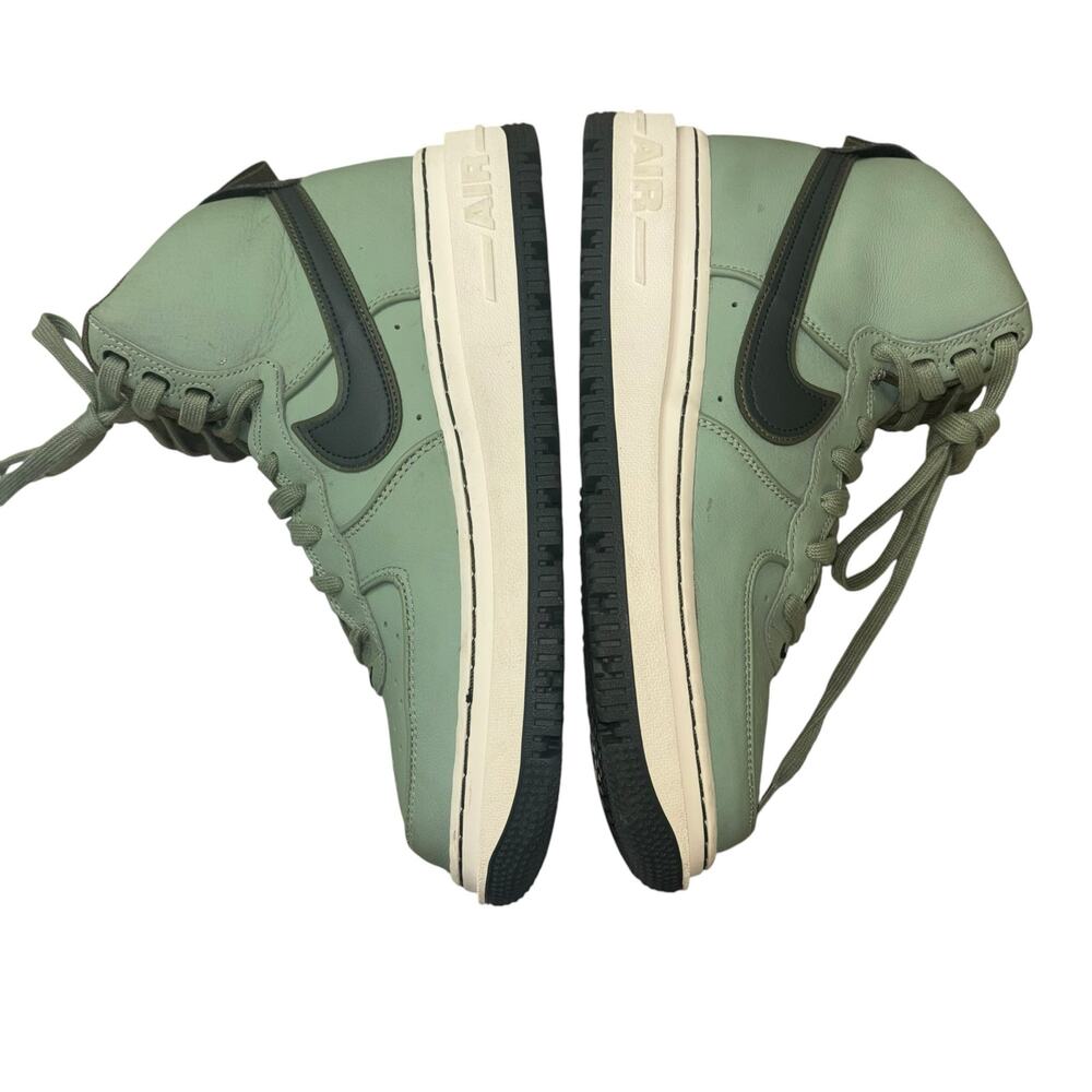 Nike Air Force 1 High Sneaker Boot Oil Green Men’s 8.5 Womens 10 Casual Athletic - Picture 9 of 13